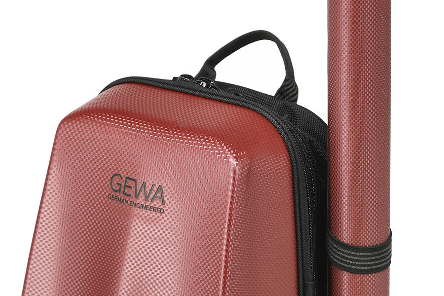 GEWA SPACE BAG CUSTODIA A ZAINO PER VIOLINO ROSSA