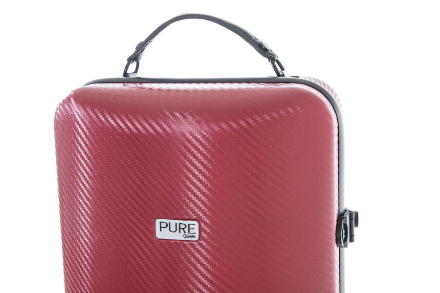 GEWA PURE Astuccio per violino Policarbonato 2.4 ROSSO
