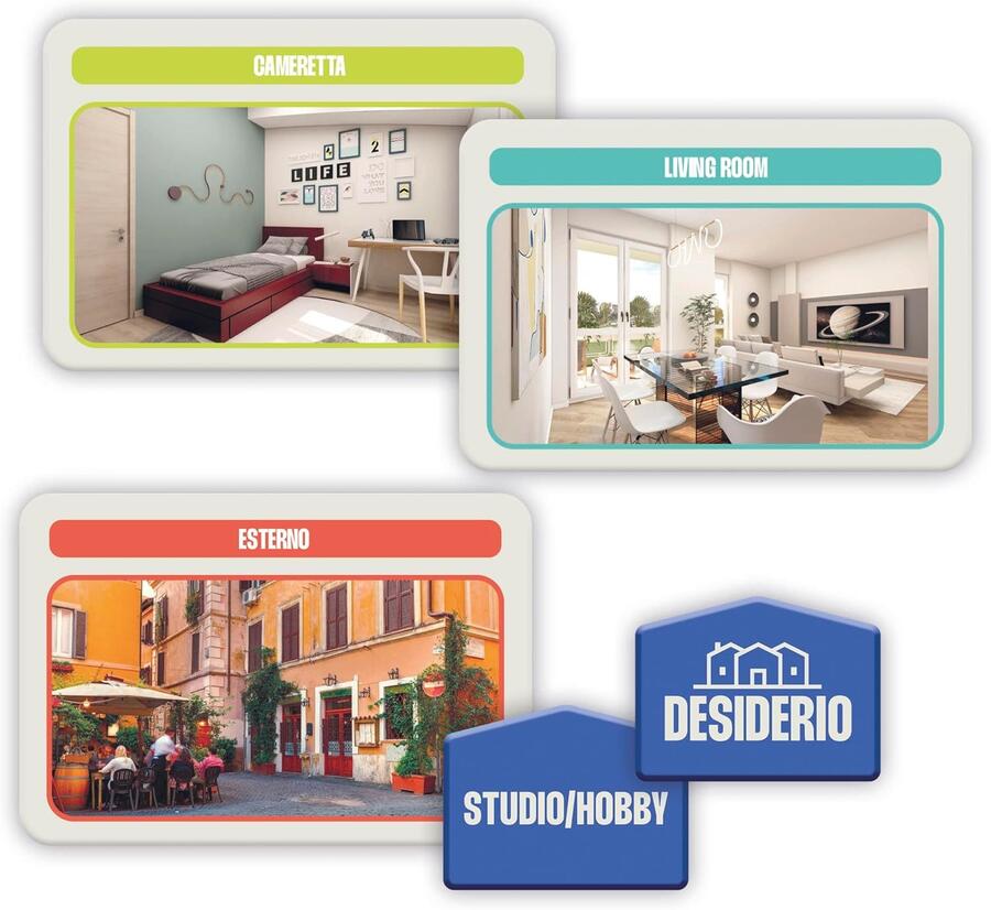 Casa a prima vista gioco da tavolo - Clementoni - 16905 - 10+