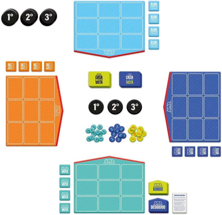 Casa a prima vista gioco da tavolo - Clementoni - 16905 - 10+