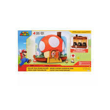Super Mario Deluxe Toad House Casa a Fungo con funzioni interattive - Jakks - 672 - 3+