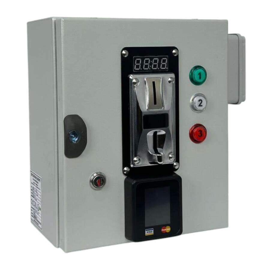 Gettoniera + POS per Apertura di 3 Porte – Multimoneta, 12V, Sistema Professionale