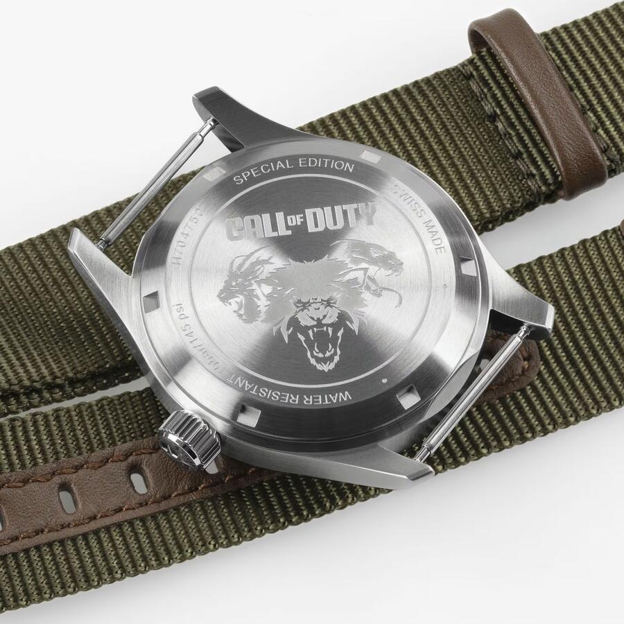 HAMILTON X CALL OF DUTY  Khaki Field Auto 38MM 