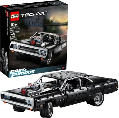Lego Technic Dom's Dodge Charger Fast and Furious (scatola leggermente rovinata) - 42111 - 10+