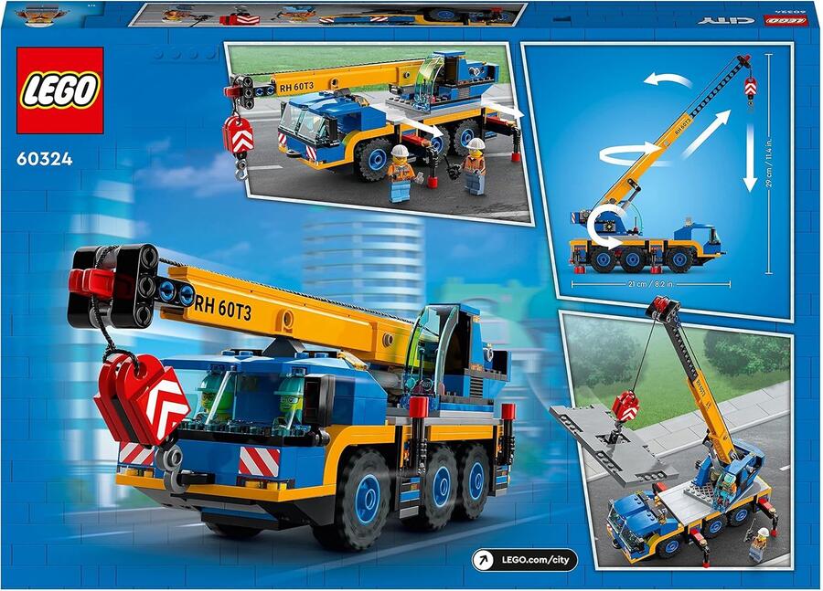 Lego City Camion Gru Mobile - 60324 - 7+
