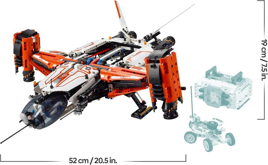 Lego Technic Astronave Heavy Cargo VTOL LT81 (scatola leggermente rovinata)- 42181 - 10+