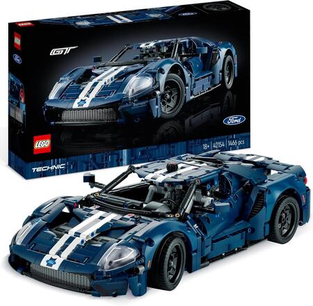 Lego Technic Ford GT 2022 (scatola leggermente rovinata) - 42154 - 18+