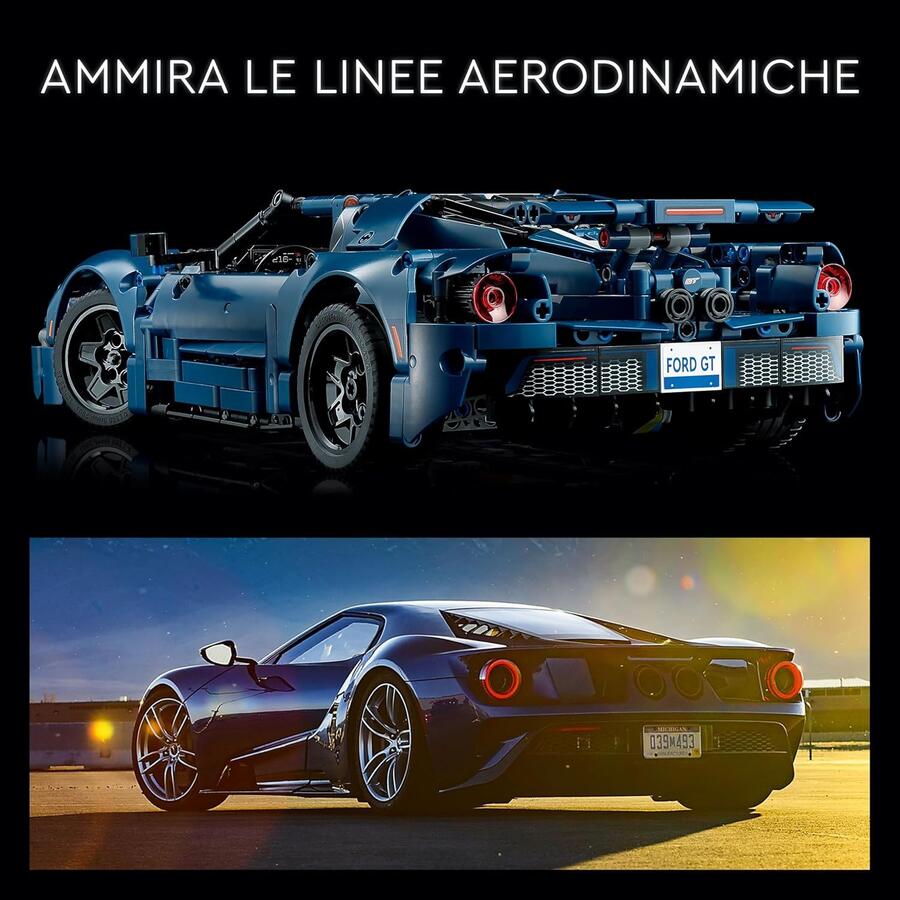 Lego Technic Ford GT 2022 (scatola leggermente rovinata) - 42154 - 18+