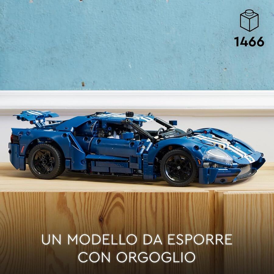 Lego Technic Ford GT 2022 (scatola leggermente rovinata) - 42154 - 18+