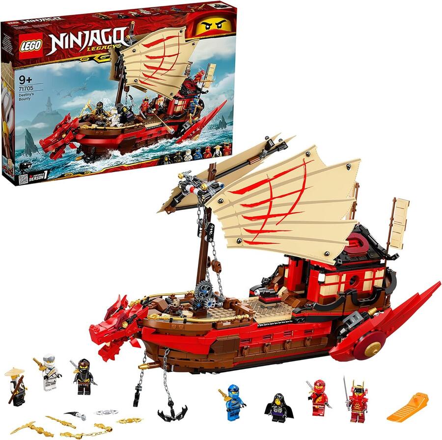 Lego Ninjago Bounty del destino (scatola leggermente rovinata) - 71705 - 9+