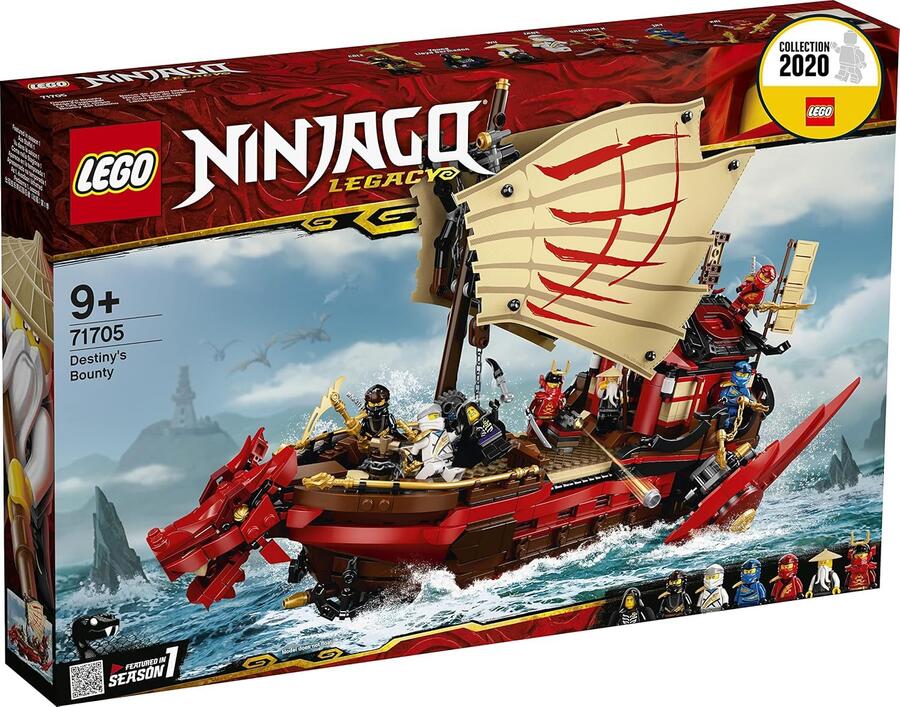 Lego Ninjago Bounty del destino (scatola leggermente rovinata) - 71705 - 9+