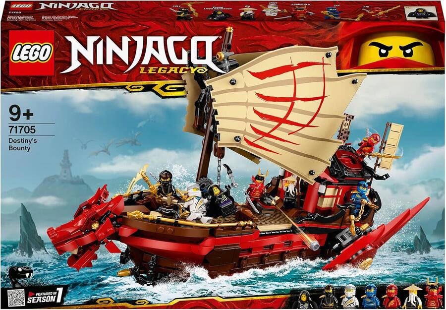 Lego Ninjago Bounty del destino (scatola leggermente rovinata) - 71705 - 9+
