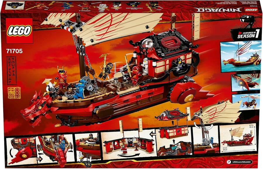 Lego Ninjago Bounty del destino (scatola leggermente rovinata) - 71705 - 9+