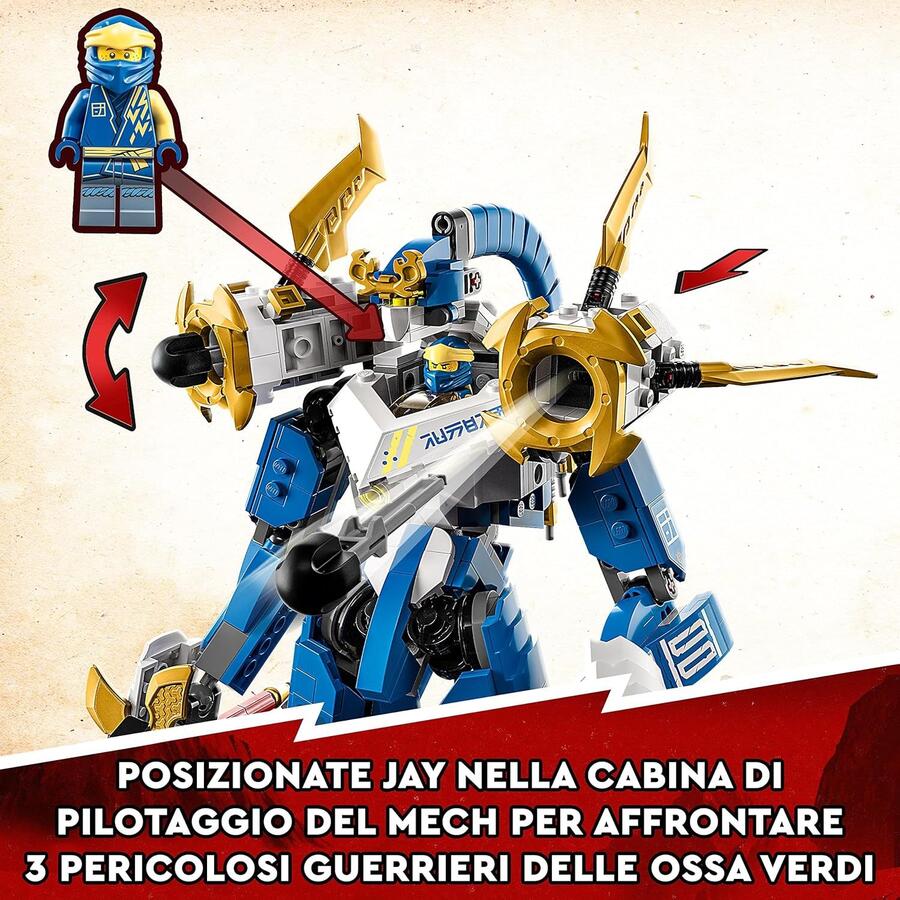 Lego Ninjago Mech Titano di Jay - 71785 - 9+