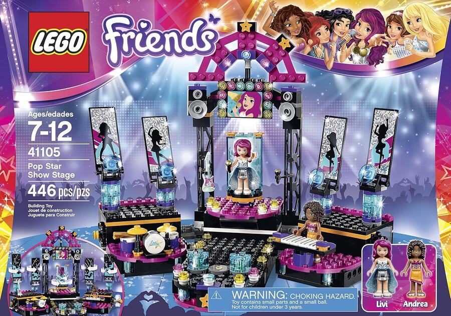 Lego Friends pop star show stage - 41105 - 7/12 anni
