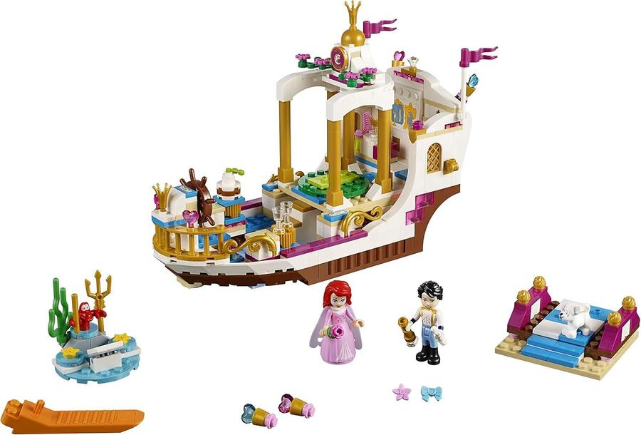 Lego Disney Princess la barca della festa reale di Ariel - 41153 - 6/12 anni