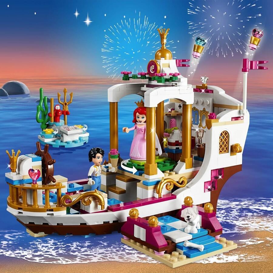 Lego Disney Princess la barca della festa reale di Ariel - 41153 - 6/12 anni