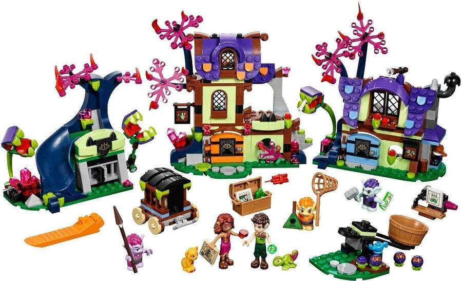 Lego Elves salvataggio magico dal villaggio dei goblin (scatola rovinata) - 41185 - 7/12 anni