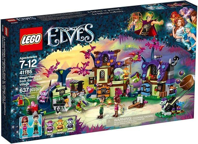 Lego Elves salvataggio magico dal villaggio dei goblin (scatola rovinata) - 41185 - 7/12 anni