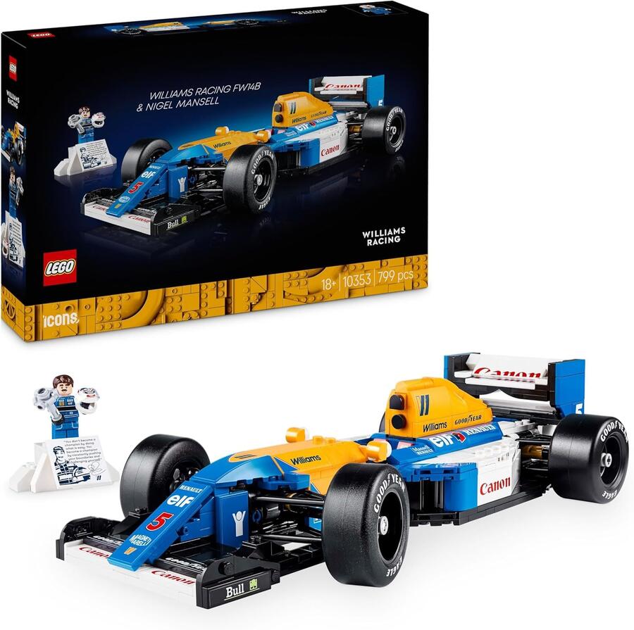 Lego Icons Williams Racing FW14B & Nigel Mansell - 10353 - 18+
