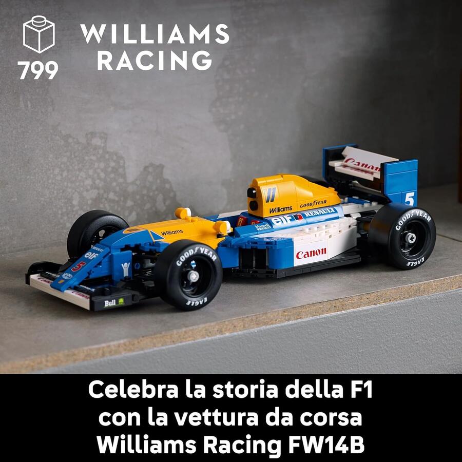 Lego Icons Williams Racing FW14B & Nigel Mansell - 10353 - 18+