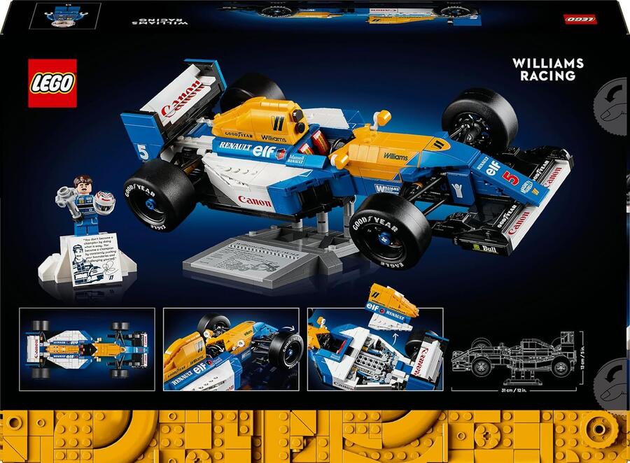 Lego Icons Williams Racing FW14B & Nigel Mansell - 10353 - 18+