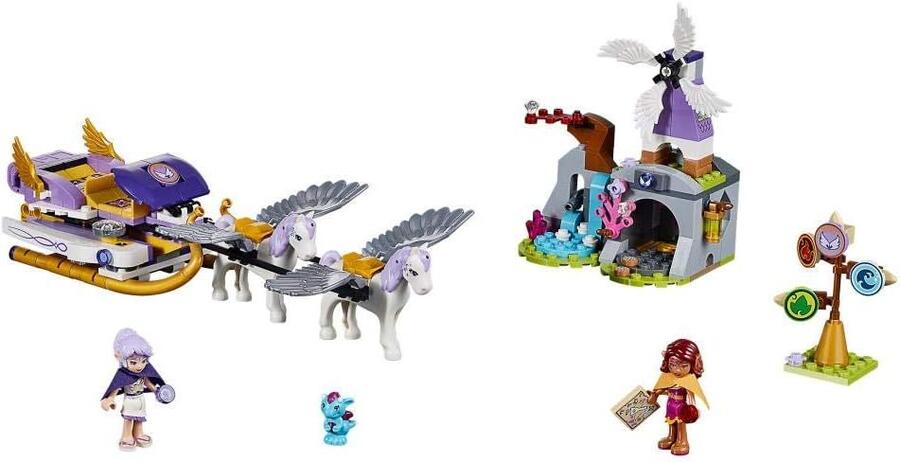 Lego Elves la slitta Pegaso di Aira (scatola lievemente rovinata) - 41077 - 8/12 anni