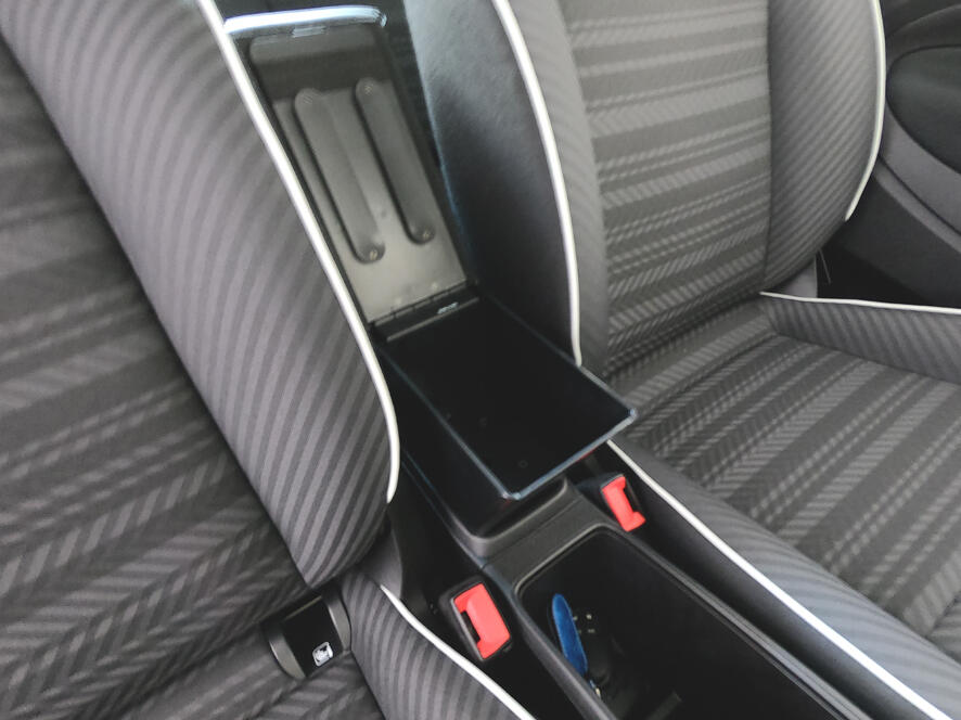 Adjustable armrest with storage for Fiat 500 HYBRID 2025 >>