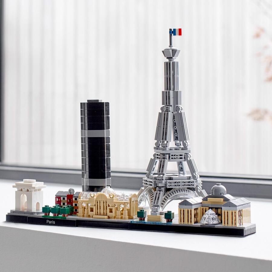 Lego Architecture Paris Set con Torre Eifell e museo del Louvre (scatola lievemente rovinata) - 21044 - 12+