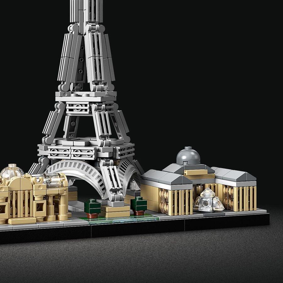 Lego Architecture Paris Set con Torre Eifell e museo del Louvre (scatola lievemente rovinata) - 21044 - 12+