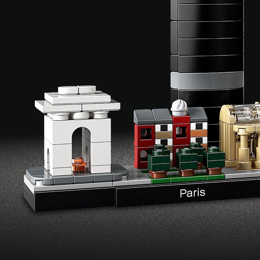 Lego Architecture Paris Set con Torre Eifell e museo del Louvre (scatola lievemente rovinata) - 21044 - 12+