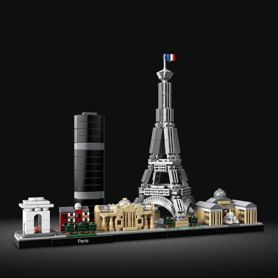 Lego Architecture Paris Set con Torre Eifell e museo del Louvre (scatola lievemente rovinata) - 21044 - 12+