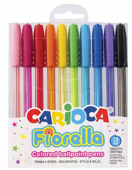 SCATOLA PENNE ASSORTITE FIORELLA - 6 o 12 colori assortiti