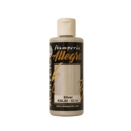 Allegro paint ml 60 Silver Metallic KAL02