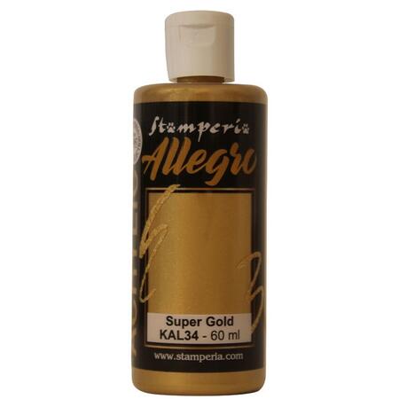 Allegro paint ml 60 Super Gold Metallic KAL34