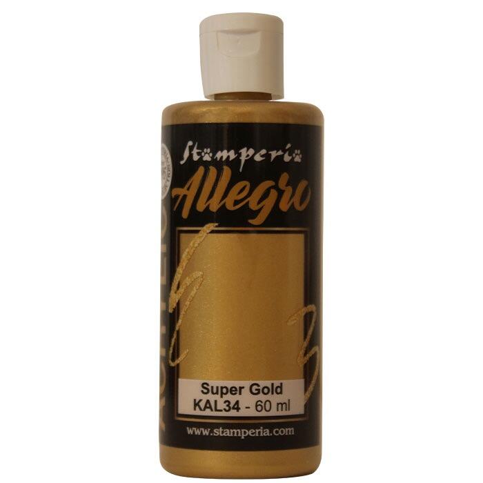 Allegro paint ml 60 Super Gold Metallic KAL34