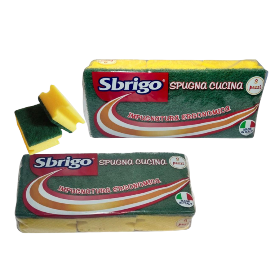 IPM CASA SPUGNA CUCINA 3 PEZZI (Confezione da 24 pezzi) 
