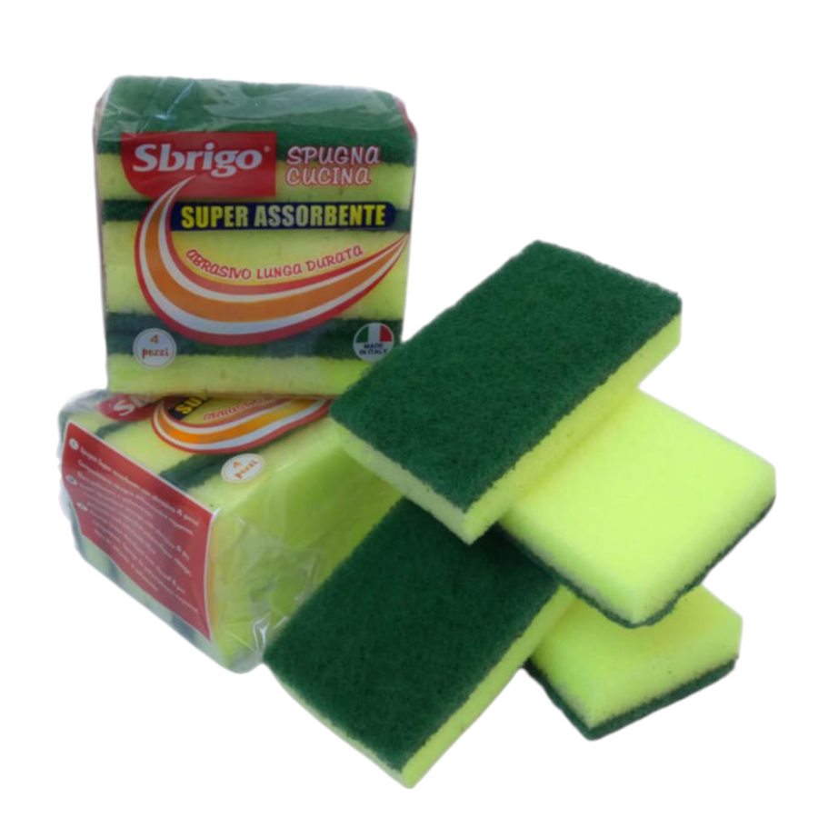 IPM CASA SPUGNA CUCINA 4 PEZZI (Confezione da 24 pezzi)