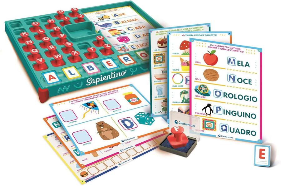 Sapientino I TimbriAlfabeto - Clementoni - 16693 - 4/6 anni