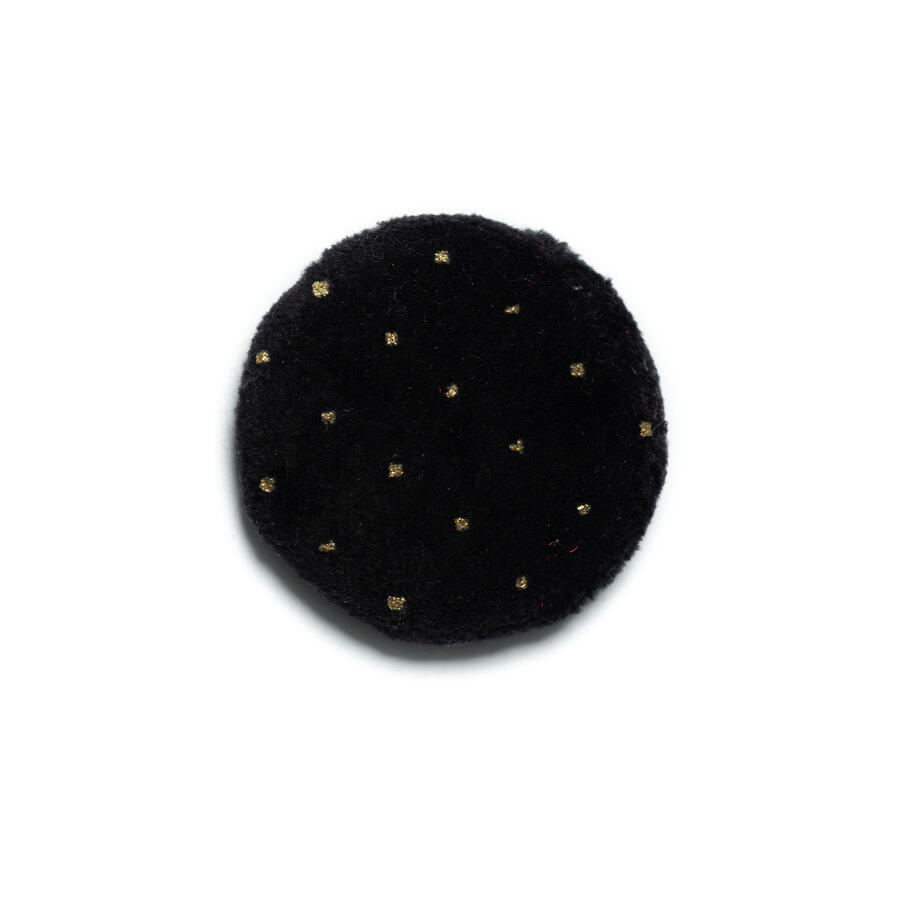 Special Natale - Velluto nero/Pois oro 40ø  - Solo 20 pezzi numerati e packaging dedicato