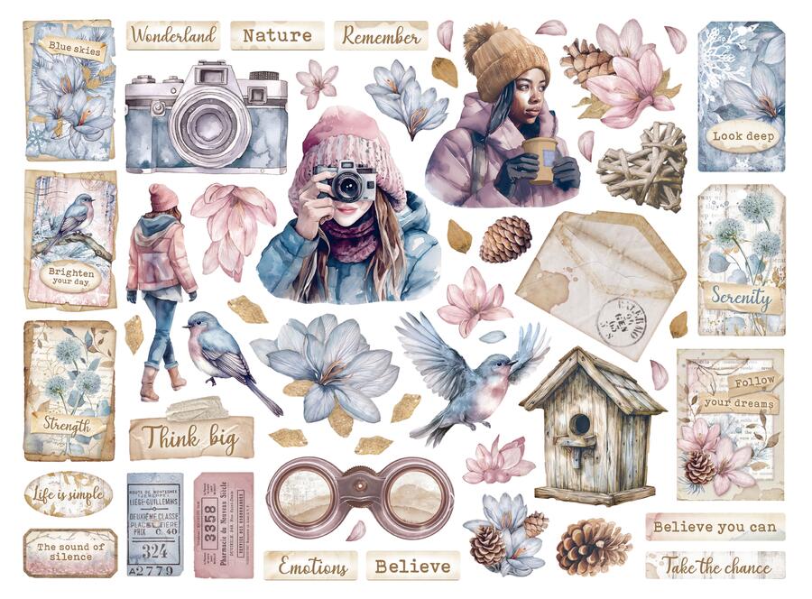 Die Cuts Create Happiness Dewdrops