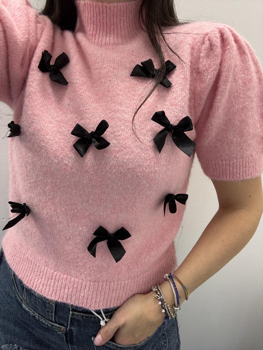 NOVITÀ Pull fiocchetti manica corta