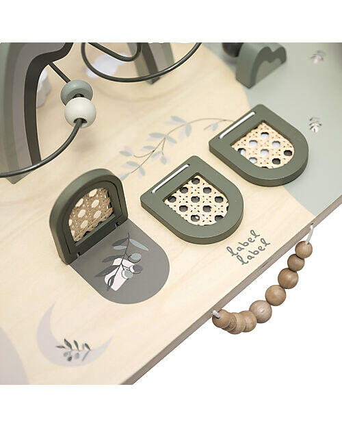 Tavolo Ovale Multiattività in Legno FSC – Colore Oliva