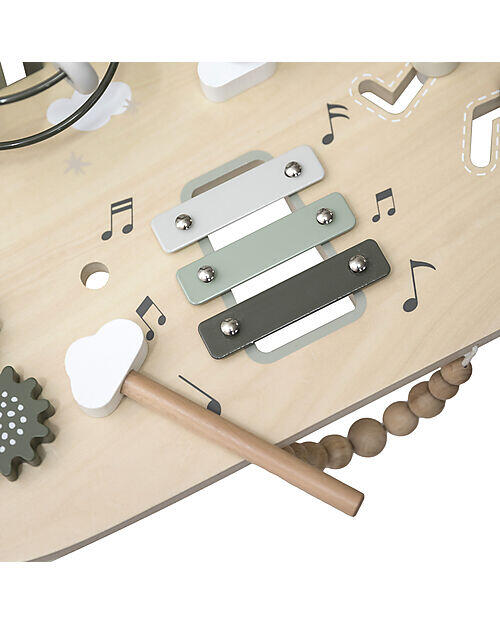 Tavolo Ovale Multiattività in Legno FSC – Colore Oliva