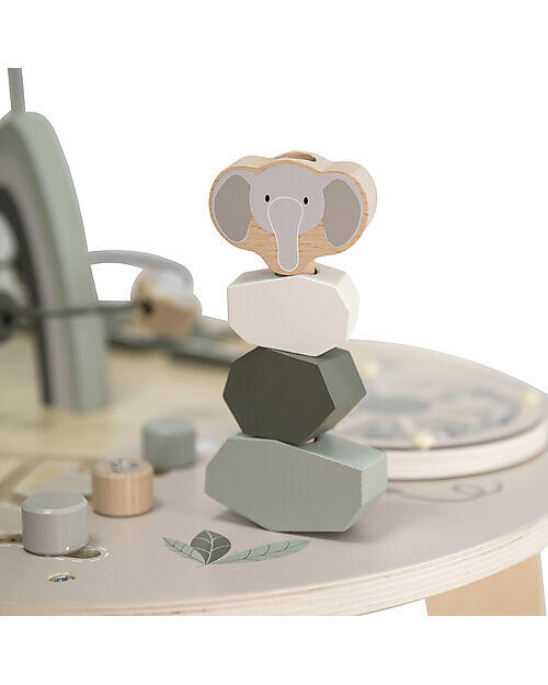 Tavolo Ovale Multiattività in Legno FSC – Colore Oliva