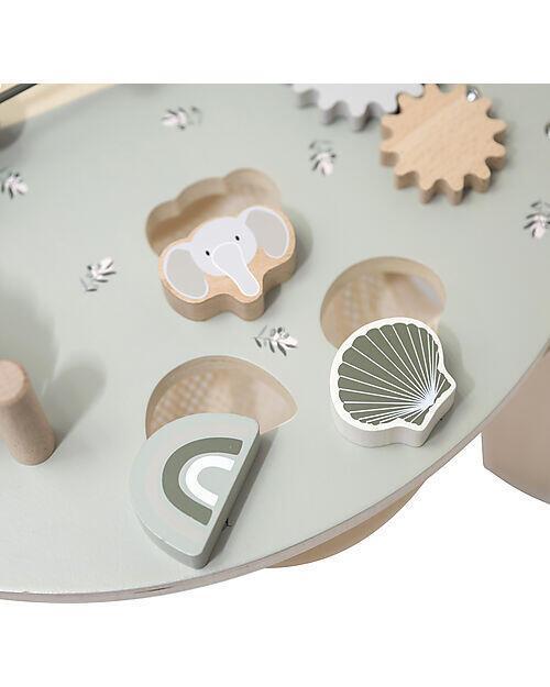 Tavolo Ovale Multiattività in Legno FSC – Colore Oliva