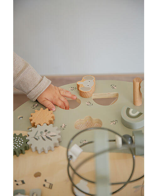 Tavolo Ovale Multiattività in Legno FSC – Colore Oliva