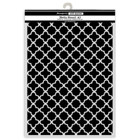 Big Stencil spesso A3 - Rete