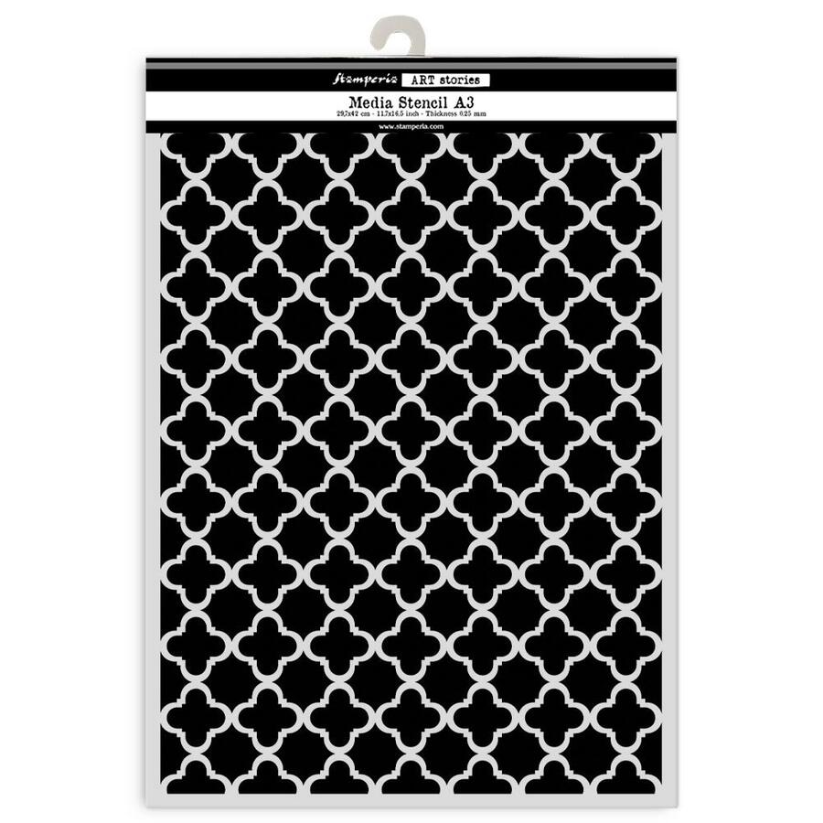 Big Stencil spesso A3 - Rete