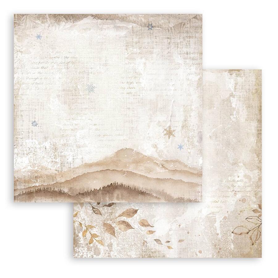 Blocco 10 fogli 20,3 x 20,3 Double Face Dewdrops